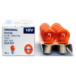 Лампа OSRAM 7507 PY21W желтая