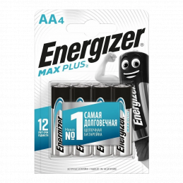 Батарейка Energizer E91/AA Max Plus 4шт. E301325001P