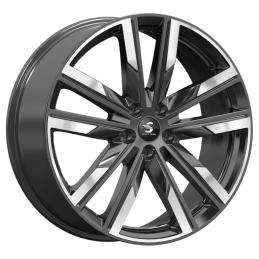 КиК КР014 (20_Audi Q7) 8x20 PCD5x112 ET28 Dia66.6 Diamond Black Gris